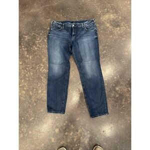 Silver Sz 18 /29 straight leg dark denim